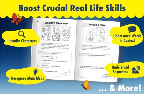 1st Grade Reading Comprehension Workbook by [Brand Name] - 120 Engaging Activities to Boost Skills & Confidence