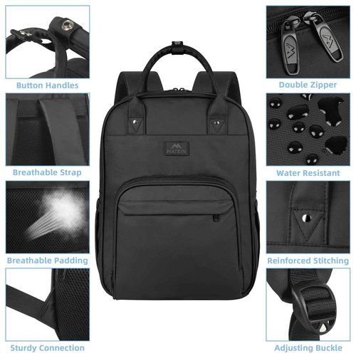 MATEIN Nurse Backpack, 17 Inch Extra Large Waterproof Laptop Backpack with Removable Organizer, Anti Theft Padded Womens Work Clinical Bag for Business, College, Travel, Home