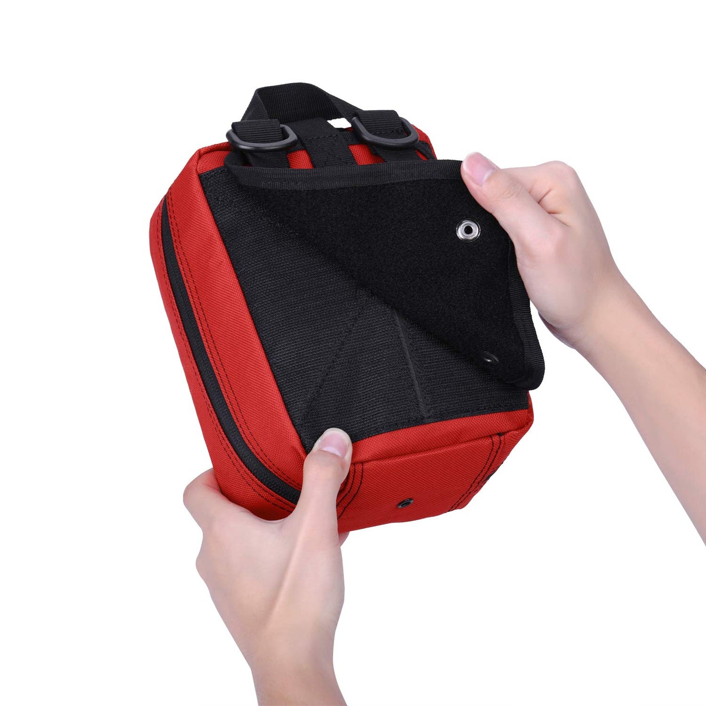 Gonex MOLLE Medical Pouch EMT First Aid Pouch Rip-Away IFAK Tactical Utility Pouch for Outdoor Activities Medical Supplies (Bag Only), Red