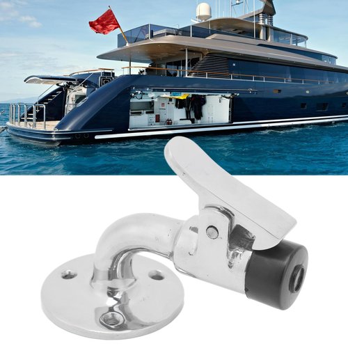 Acouto Marine Door Stopper Stainless Steel Door Stopper Catch Set Marine Grade 316 Stainless Steel 90° Door Holder for Boats Ships Yachts