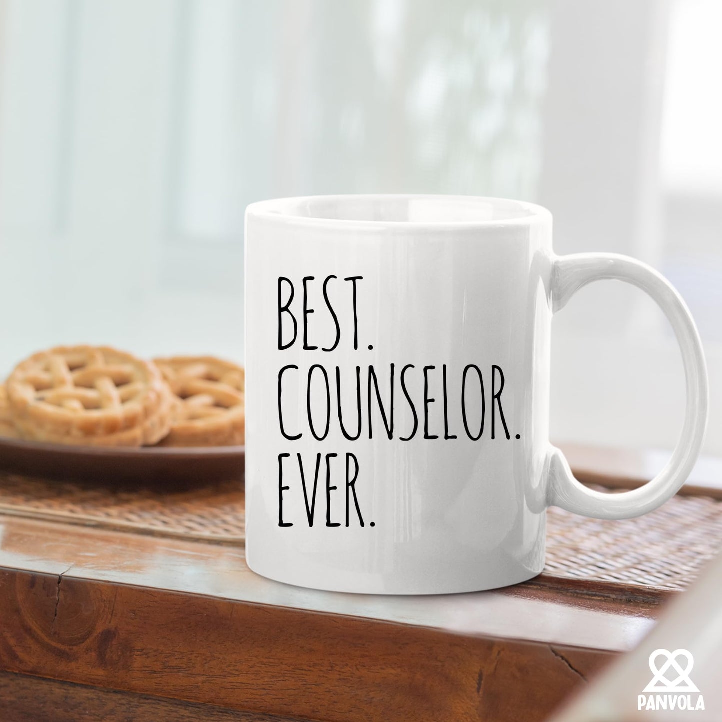 Best Counselor Ever Mental Health Therapist School Counselor Coffee Mug Marriage Teacher Psychologist Ceramic Cup 11oz White