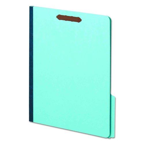 Globe Weis Pendaflex Pressboard Fastener Folders, Letter Size, Light Blue, 2" Expansion, 1/3 Cut, 25/BX (61542)