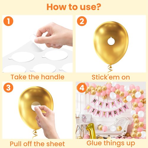 Clear Sticky Tack Adhesive Dots - Easy Peel Double-Sided Mounting Putty for Wall Hanging & Decorations