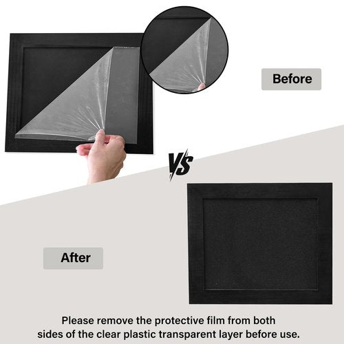 Hidden Gun Storage, Hidden Gun Safe for Pistols with Magnetic Lock, Solid Wooden Picture Frames for Handgun, Hidden Storage Gun Safe Home Furniture, Concealment Furniture Picture Frame Box, Black