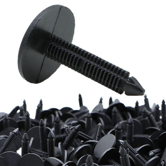 1 3/8'' Foundation Pins & Plastic Insulation Masonry Fasteners - Christmas Tree Auto Fasteners for Crawlspace Poly Liners, White Foam Board (150 Pack)