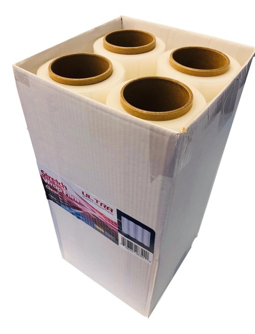 Gpack 18" x 1000 Feet 4 Rolls 85 Gauge Thick Stretch Film Wrap for Moving and Packing Industrial Strength, Clear Plastic Pallet Shrink Film Ideal For Furniture, Boxes, Pallets.