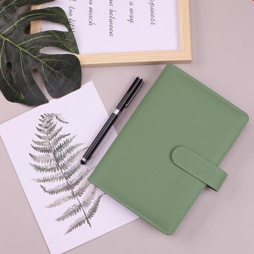 LXWHYP Money Saving Binder, Savings Challenges Book with for Cash Envelopes, 12pcs Zipper Envelopes A6 Budget Binder, Budget Planner for Managing Budgets and Saving Money -(Green-7.4IN)