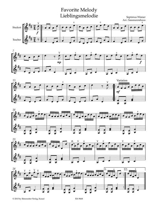 Violin Recital Album - First Position - Volume 1
