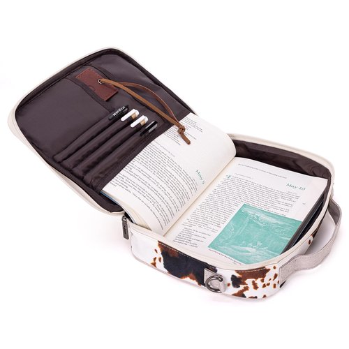 Montana West Bible Covers for Women Men with Leather Bookmark Carrying Book Case Church Bag Outdoor Protective