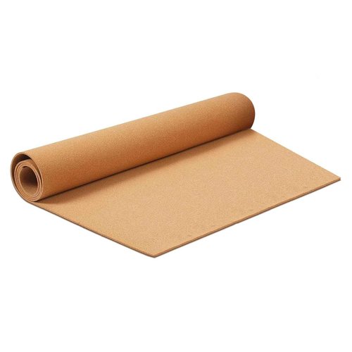 Cork Board Roll 48" x 36", 1/4" Thick Non-Adhesive Decorative Large Corkboard Bulletin Board Sheet for Walls/Office, ZHIDIAN 4' x 3' Premium Frameless Natural Cork Board for DIY Projects