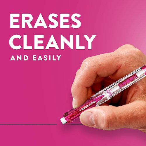 Paper Mate Clearpoint Mechanical Pencils - 0.7mm HB #2 Lead, 2 Pencils, 1 Refill & 2 Erasers | Perfect for School & Note-Taking