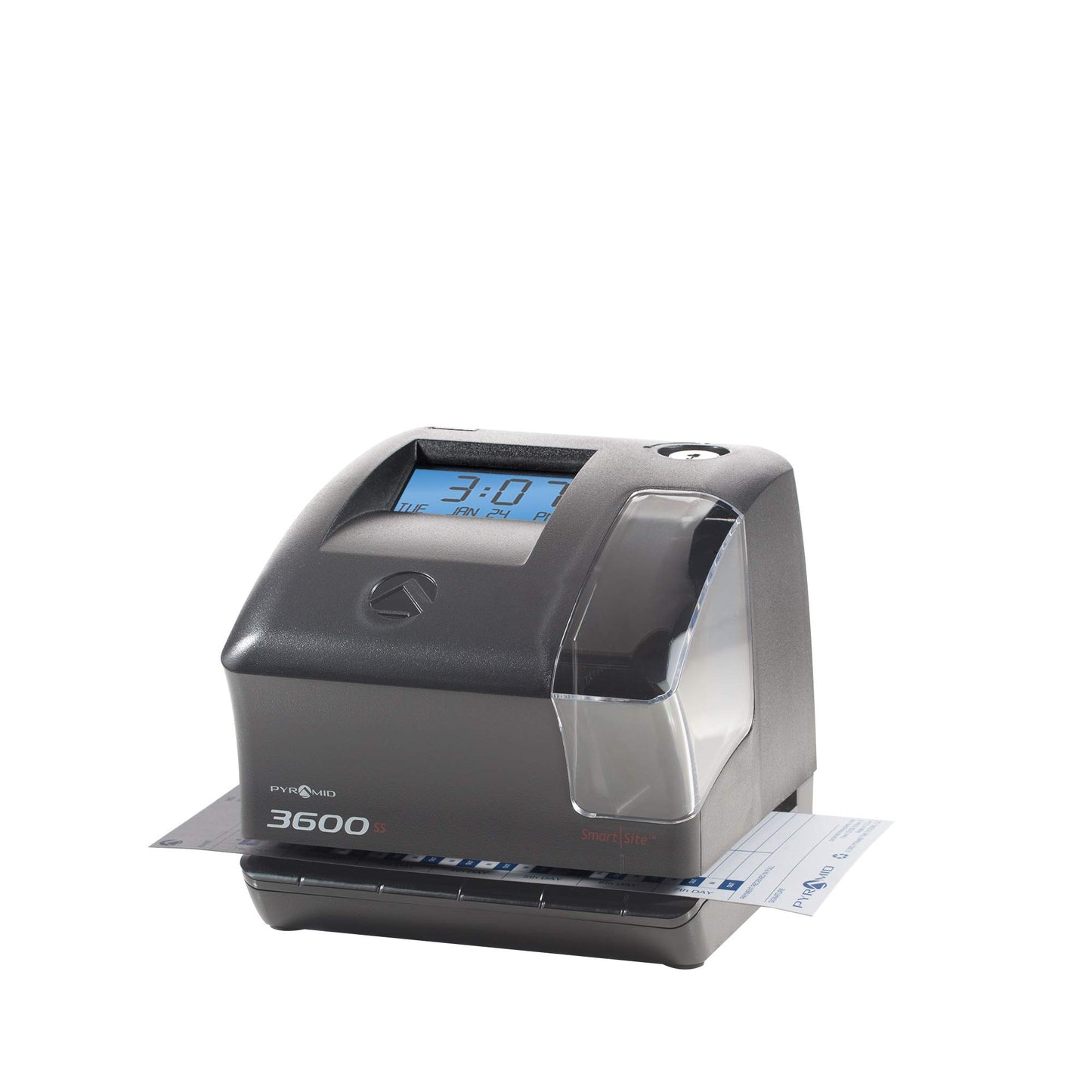Pyramid Time Systems - 30% Recycled Time Cards (35100-10MB) for Pyramid Models 3500, 3500SS, 3600SS, and 3700 Time Clock and Document Stamp, Single Sided Time Sheets (4 X 9 In) - 1000 Time Cards