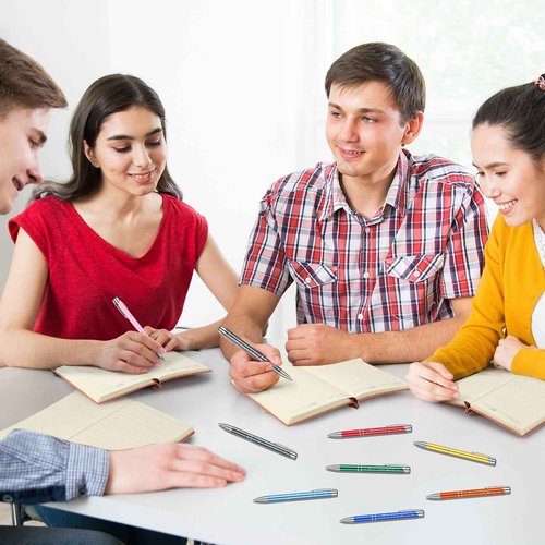 Colarr 40 Pcs Employee Appreciation Gifts Bulk Inspirational Notebook A6 PU Leather Journal Motivational Pen Thank You Gift for Staff Team Coworker Teacher Office(Vivid Colors,May You)