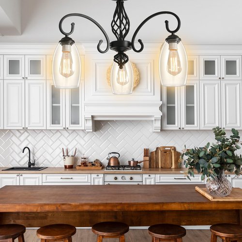 HGHYjrxfkl 1 Pack Oval Clear Glass Lamp Shade, with 1-5/8" Fitter Opening, Mini Glass Pendant light Shade,Lamp Shade Replacement for Chandelier,Floor lamps,Table Lamps,Wall Sconces.