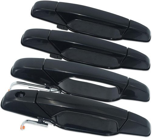 Chevy Silverado Door Handles - 4PCS Front & Rear Replacement for 2007-2014 Models | Durable & Stylish