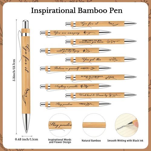 Watersay 20 Set Employee Appreciation Gifts Bulk for Coworkers Christmas Inspirational Notebooks with Thank You Pens Staff Appreciation Gifts for Women Men