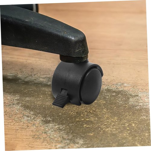 LIFKOME 4Pcs Heavy Duty PU Replacement Caster Wheels with Locking Brakes for Furniture and Workbenches Quiet Rolling Small Wheels for Easy Installation and Versatile
