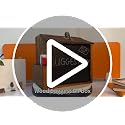 Wood Suggestion Box with Slot and Lock - Rustic Donation Box for Fundraising & Privacy