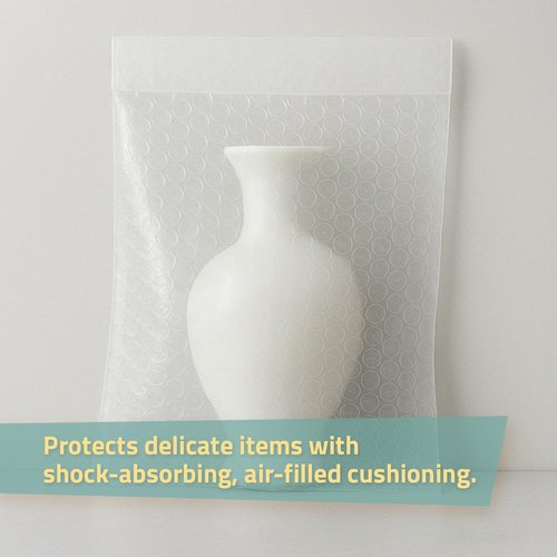 TYCHE Clear Bubble Bags 4 x 7.5 in / 10.16 cm x 19.05 cm Self-Sealing Bubble Mailers for Shipping, Bubble Wrap Pouches, Padded Mailing Envelopes 1,100 Pack MADE IN USA (4" x 7.5", 1100.0, Count)