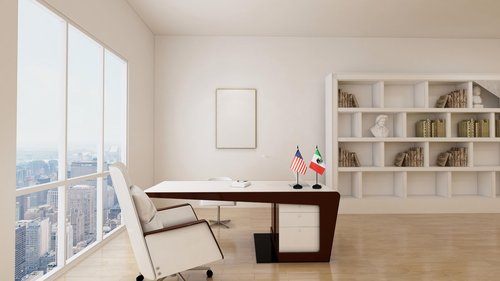 USA American & Mexico Mexican MX Desk Flags, US Mexico Table Flag, Small Mini American & Mexican MX Twin Table Office Flag, Miniature Mexican MX and US Desktop Flag With 13" Solid Black Pole, Black Base