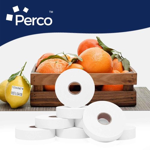 Perco White Pricing Labels for Monarch 1136 - 3 Sleeves, 24 Rolls Value Pack - 42,000 Labels with Ink Rolls Included