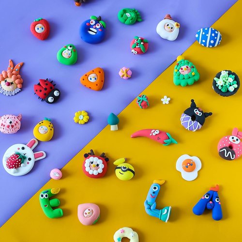 Ifergoo Air Dry Clay - 36 Colors Magic Foam DIY Molding Clay for Slime Supplies | Easy to Use Gift for Kids
