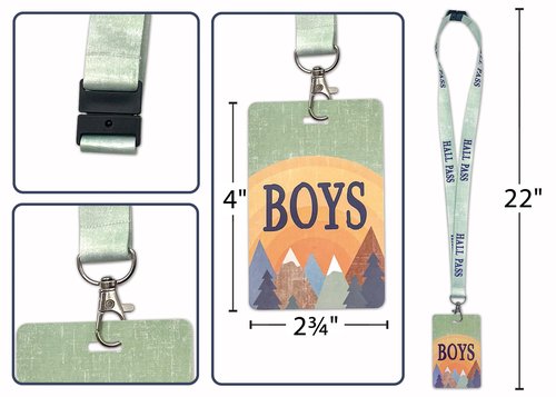 Teacher Created Resources Moving Mountains Hall Pass Lanyards (TCR20321)