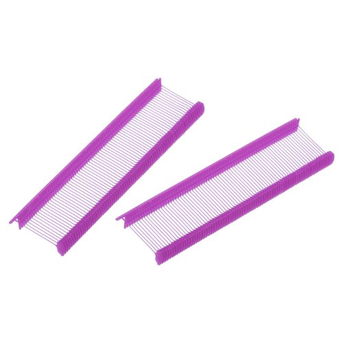 MECCANIXITY 2000 Pcs Standard Tagging Barb Fasteners, 1 Inch Purple Tagging Gun Fasteners Tagging Gun Refill Plastic Garment for Clothing Fine Stitch Price Refills Tag Label