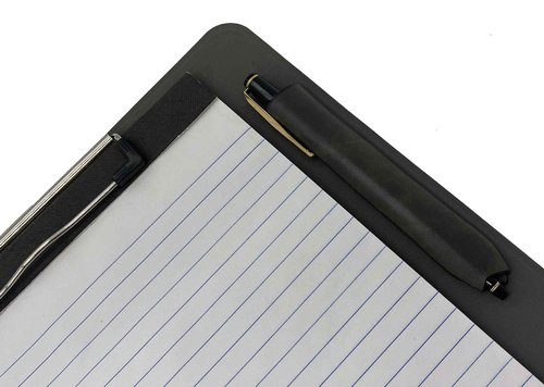Binder Portfolio Organizer with Color File Folders, Business and Interview Padfolio with 3-Ring Binder, Clipboard (Pack of 2)