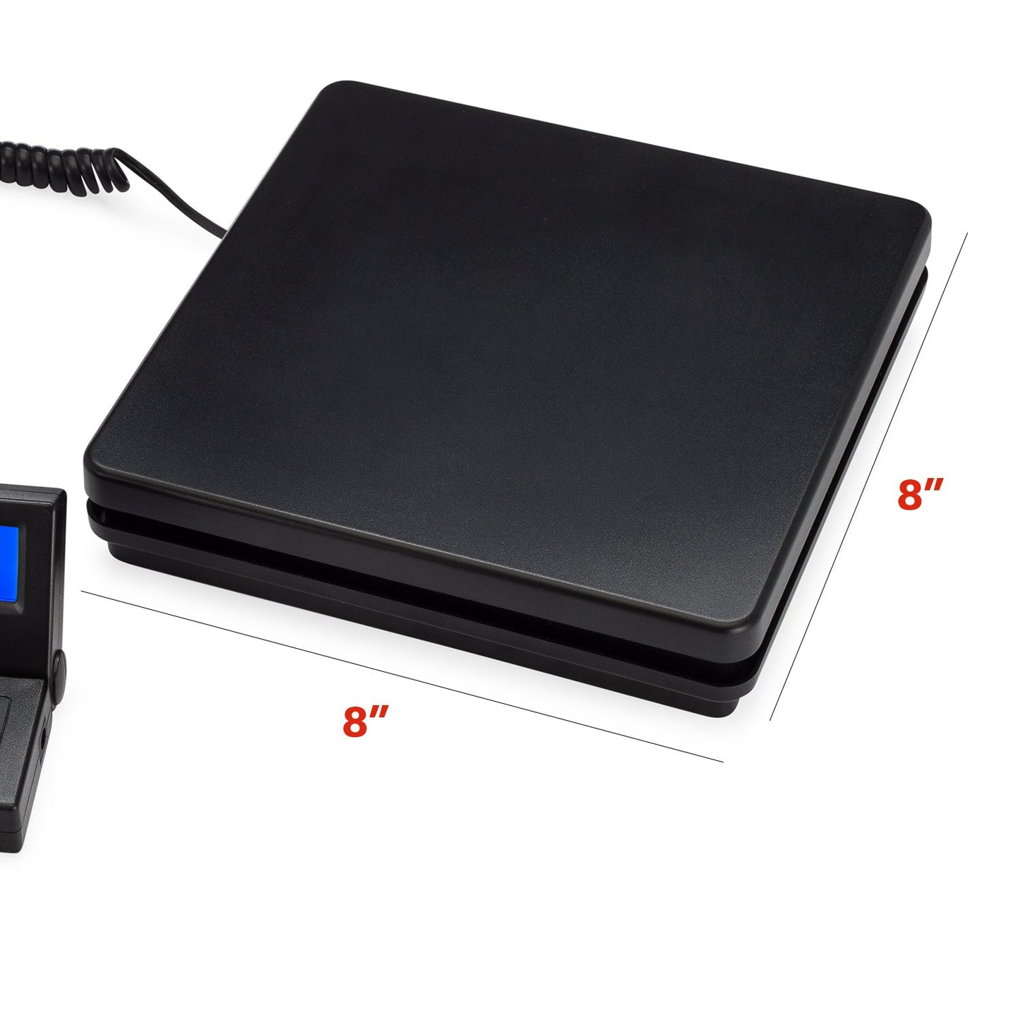 Smart Weigh Digital Postal Shipping Scale - 110lb/50kg Capacity | Precision to 0.1oz/2g, Wall-Mount Screen & AC Adapter Included