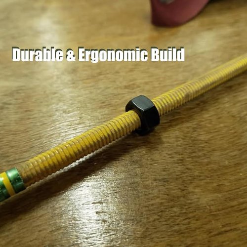 OHYEMISE Threaded Focus Pencil, Adhd Fidget Pencil, Special Threaded Pencils for Adhd Silent Tool Stress Relief Pen with A Sliding Nut That Moves for Office Work(2pcs)