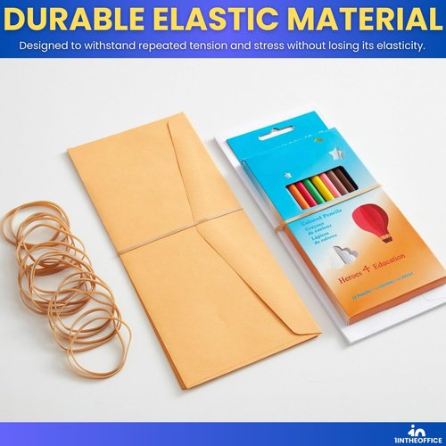 1InTheOffice Rubber Bands Size 32, Beige, 1/4 lb. Bag, 225/Pack #32, (2 Pack)