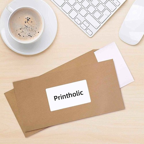 Printholic 24 Rolls 2" x 1" Direct Thermal Labels for Barcodes Postage Address Shipping Labels Compatible with Rollo & Zebra Desktop Printers Adhesive - 1300 Labels/Roll
