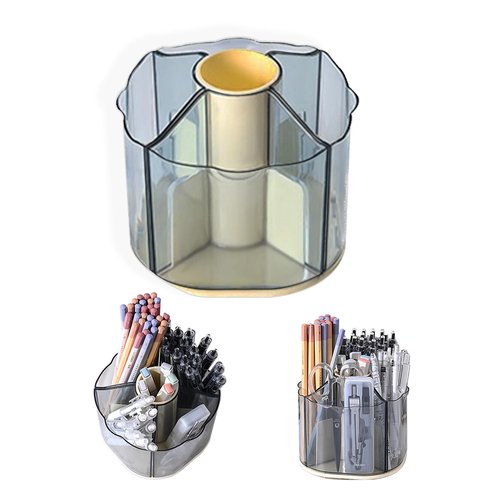 DPYSG_TO Cute Desktop Organizer - Spinning Pencil Holder - Pencil Organizer for Pens and Other Items