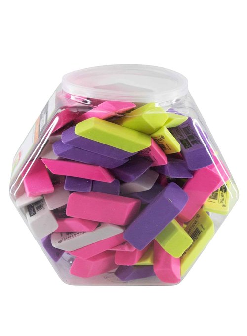 ERASERS NEON Pack of 100