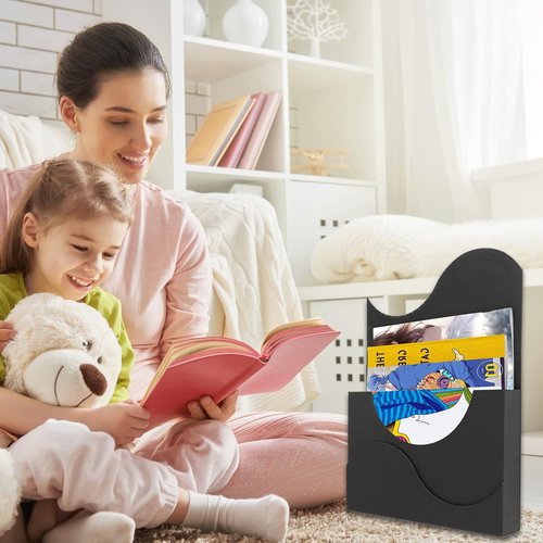 2-Pack Black Comic Book Stor-Folio - Storage Box for Current and Silver Age Comics, Portable Folio With Strong Magnetic Closure, Ideal for Conventions