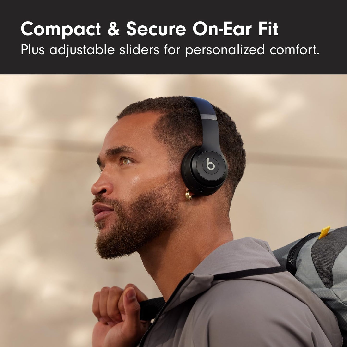 Beats Solo 4 - Wireless On-Ear Bluetooth Headphones | 50-Hour Battery Life, Ultra-Lightweight Comfort, Matte Black