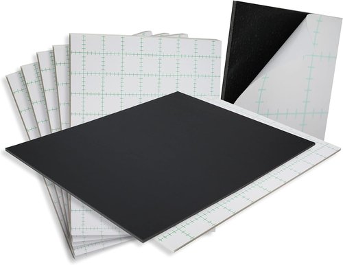 Self Adhesive Foam Board 14x18 - Black Mounting Board with Sticky Side | Acid-Free, 5 Pack