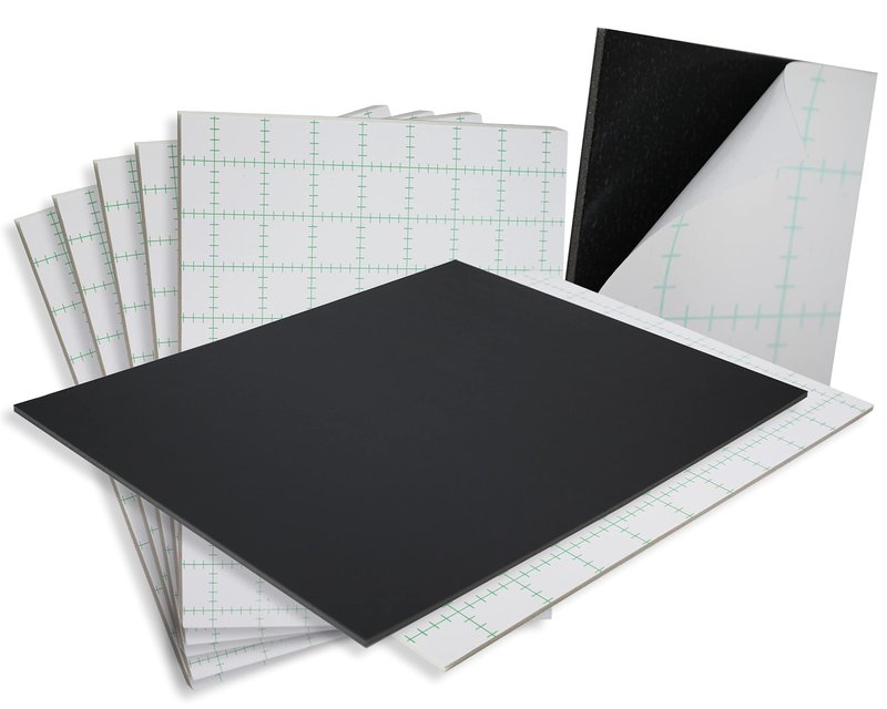 Self Adhesive Foam Board 14x18 10PK Black Self Stick Mounting Board. Foam Core with Adhesive 14x18 Foamboard. Poster Board with Sticky Side, Self Adhesive Foamcore 14x 18.Acid Free, 3/16 Thick