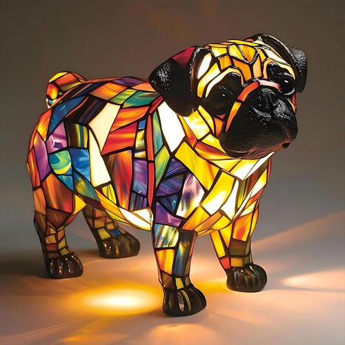 SEPSUMMER Dachshund Lamp, Cute Dog Series Art Night Light, Pet Dogs Themed LED Table Lamps with Warm Ambient Glow for Dog Lovers (Dachshund, 6'')