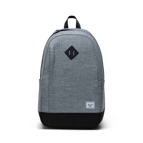 Herschel Seymour Backpack - Work Backpacks, 15/16" Laptop Backpack, Padded Shoulder Straps, 26L, Raven Crosshatch