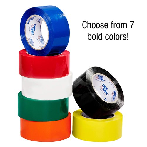 Aviditi Tape Logic 2 Inch x 110 Yard 2.2 Mil Blue, Heavy Duty Colored Packing Tape, 6 Pack, Perfect for Packing, Shipping, Moving, Home and Office