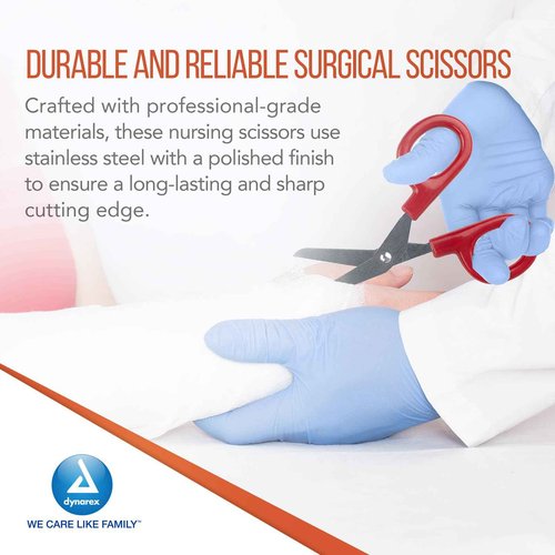 Dynarex 4190 Mini Scissors, 3.5", Pack of 100