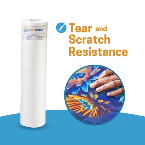 Soft Touch Laminating Film - 12" x 500" x 1" Core Lamination Rolls - Scratch and Tear Resistant Lamination Films - Easy Loading in Lamination Machine - Business Cards, Brochures, Book Covers Creation