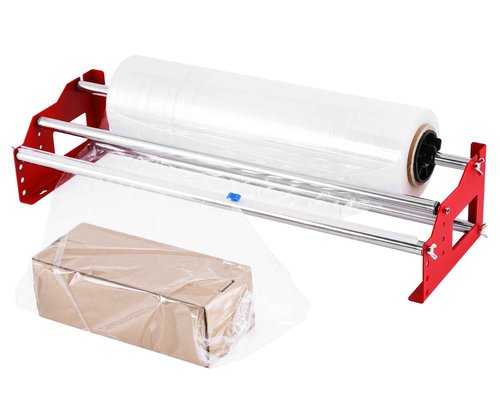 Consfly 23.6 inch Table Stretch Film Dispenser, Wall Mount Stretch Film Packing Machine, Manual Cling Wrap Roll Dispenser with Cutter for Packaging, Moving and Shipping