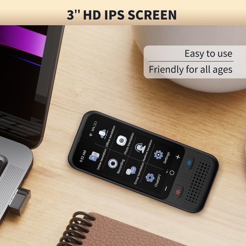 Language Translator Device No WiFi Needed, Upgraded Ai ChatGpt Translator with 150+ Languages, Offline/Photo/Real Time Translation Device for Travel Business Learning