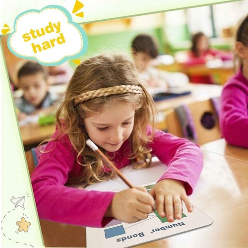 LAIAMER 24 Set Multiplication Chart WhiteBoard, 9" x 12" Double Sided Dry Erase Multiplication Flash Cards Times Table Chart Math Manipulatives for Kids Students 1st/2nd/3rd/4th Grade Home Supplies