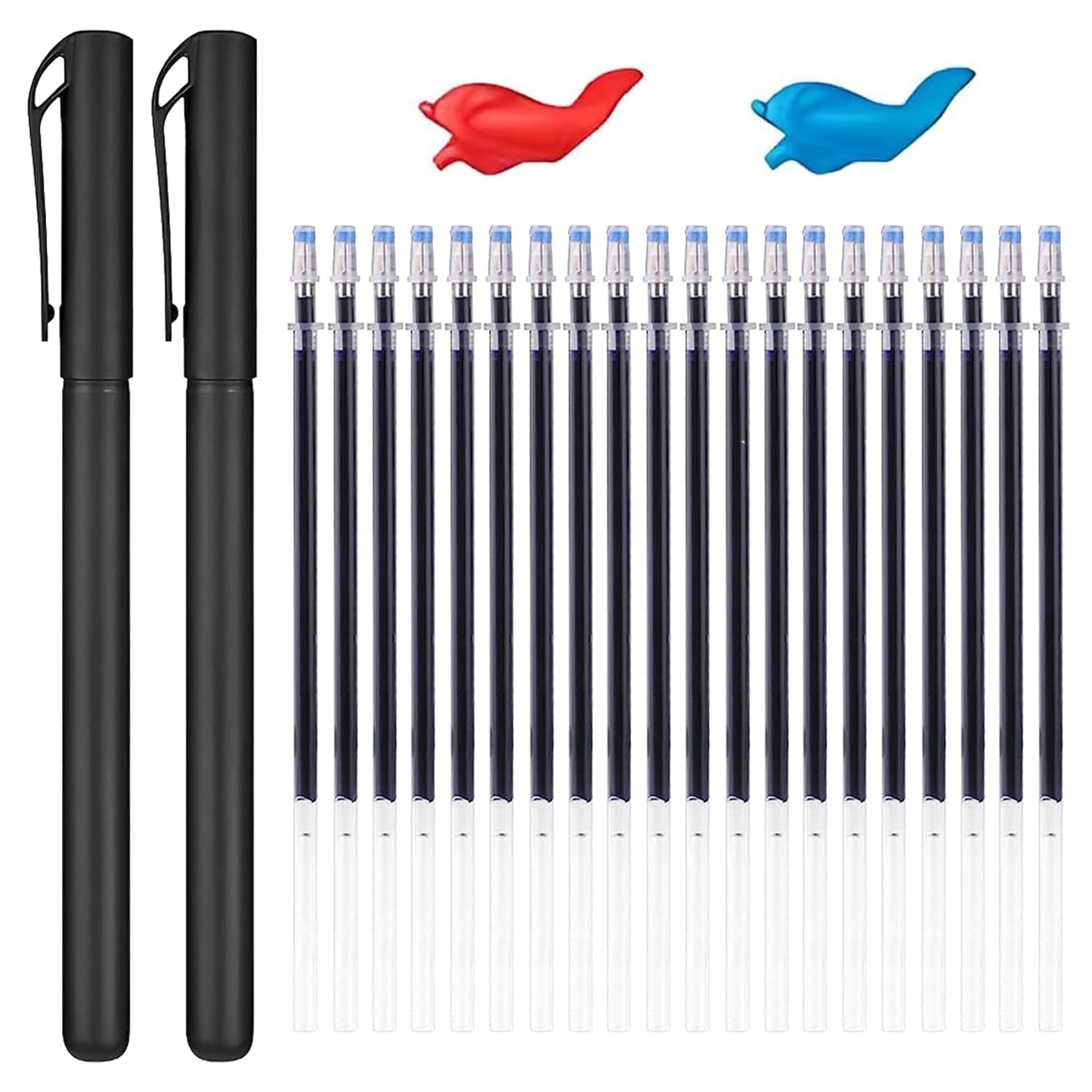 20 pc Disappearing Ink Pen for Kids, Magic Groove Writing Pen, Reusable Disappearing Ink Refill, Replacement Pen for Magic Grooved Book, Magic Practice Copybook Pen for Reusable Handwriting Workbooks