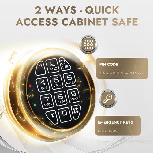 Drop Safe for Business - Heavy Duty 6.95 Cu Ft Depository Safe Box with Drop Slot Money Safes Digital Combination Anti-Fishing Deposit Safes for Home Office Hotel Cash Slips Expense