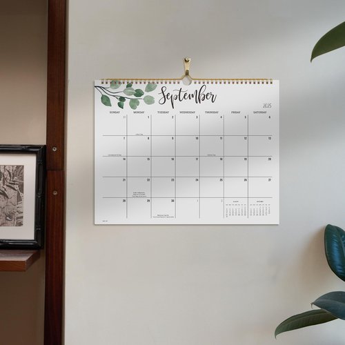 Cabbrix 2022-2023 Academic Year Monthly Wall Calendar, Jul. 2022 to Dec. 2023, Home Schooling Planner for Family and School, Wirebound, Large, 15 x 12 Inches